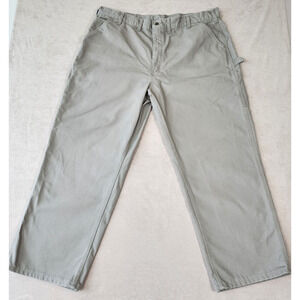 Carhartt Carpenter Pants 44 X 30 Original Fit B11 DES Duck Canvas 100% Cotton